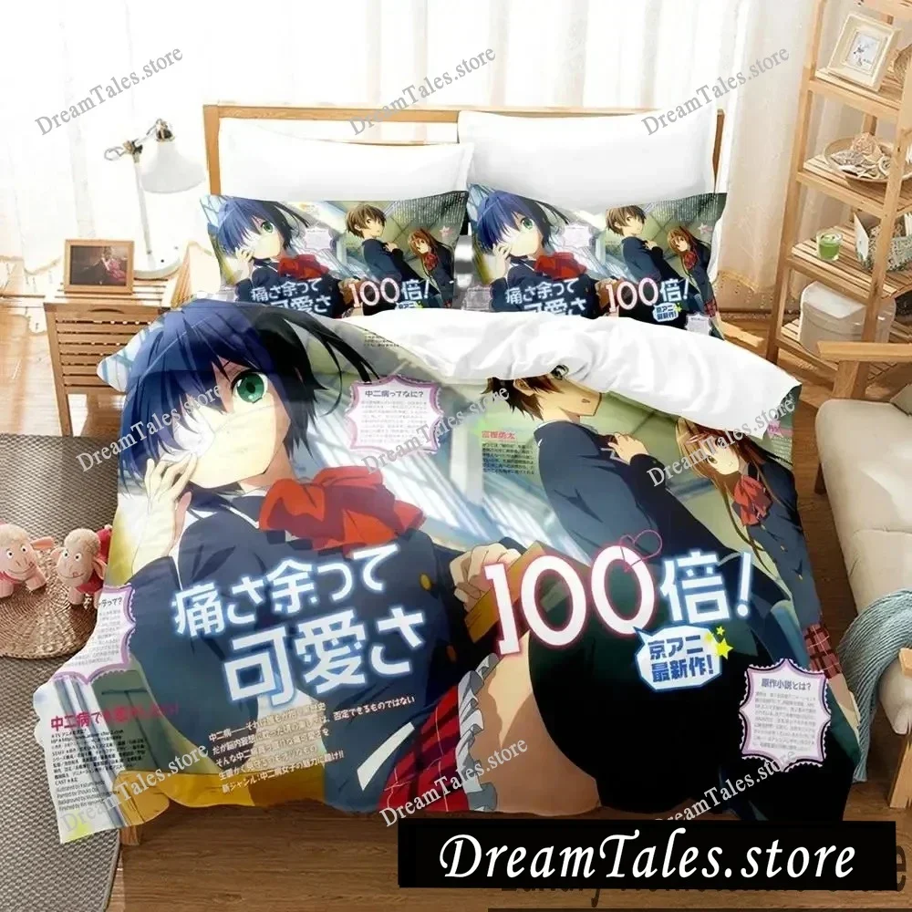 

Love, Chunibyo & Other Delusions Bedding Set Cartoon Anime Set Adult Kid Bedroom Duvet Cover Sets 3D Print Kawaii Anime