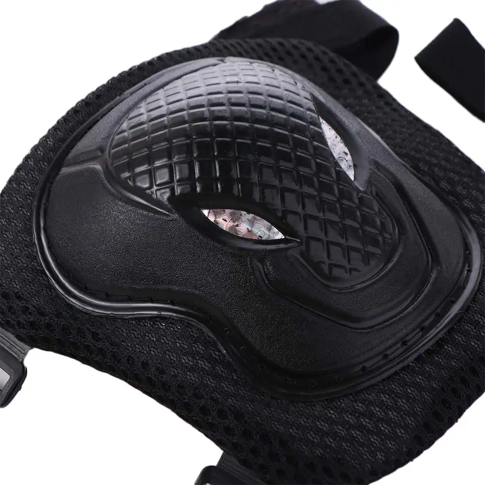 

6 шт./компл., защита для колена, локтей и рук, скейтборда, защитное снаряжение, дышащая защита для роликового катания, утепленная защита для езды на велосипеде