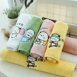 Kawaii Bubu And Dudu Towel Cute Soft Strong Water Absorption Bear Square Hand Towel Cotton Household Products Baby Shower gifts