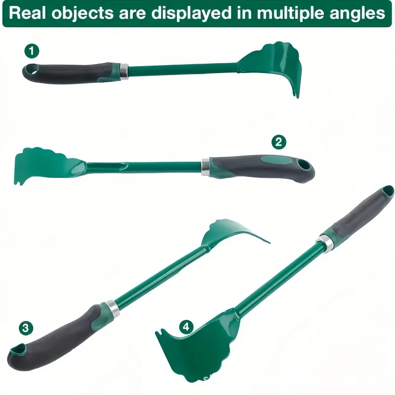 Lawn Mower Undercarriage Cleaning Scraper, Long‑Handle Grass Remover Tool, Mower Deck Grass Clipping Scraper