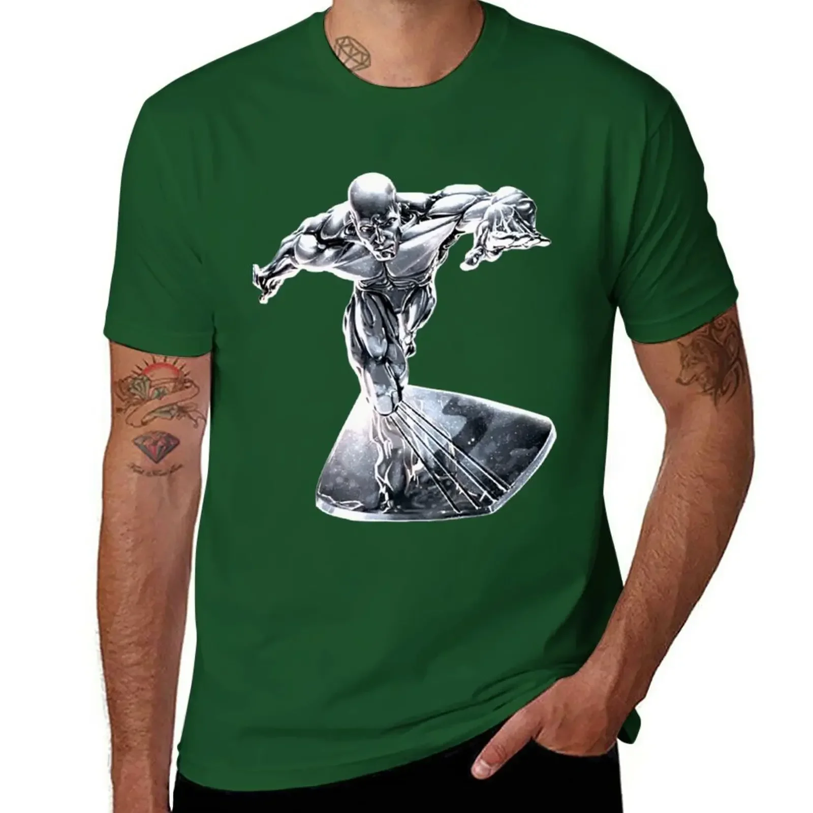 Silver Surfer T-Shirt anime clothes Aesthetic clothing oversized t shirts for men tshirts for mens designer clothing new arrival