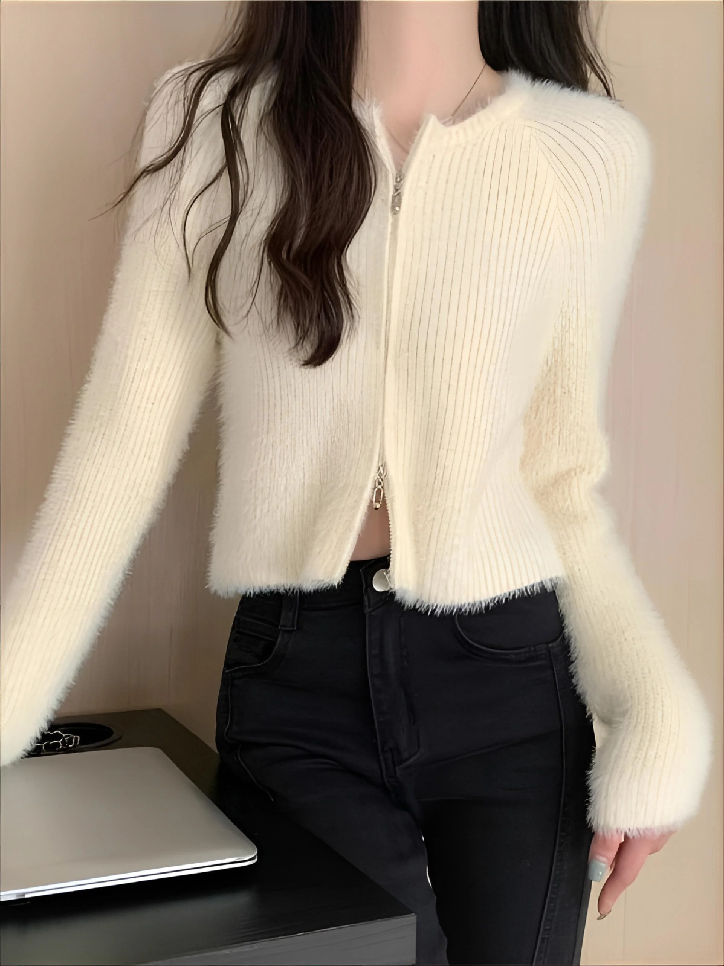 

Жакет из твида в английском стиле для женщин, весенний, с карманами, из технологичной ткани, для повседневной носки, тренировок, вентиляции, футбола, бега