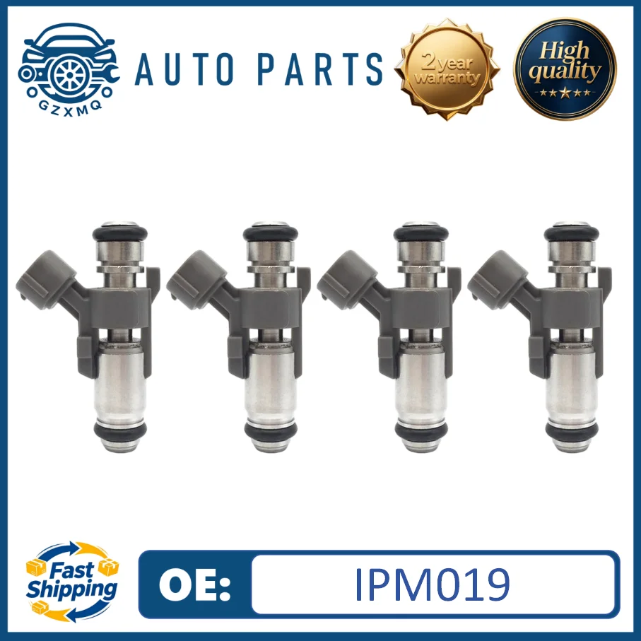 4pcs Fuel Injectors IPM019 For Citroen C3 C4 Peugeot 1007 206 207 307 1.4 16v