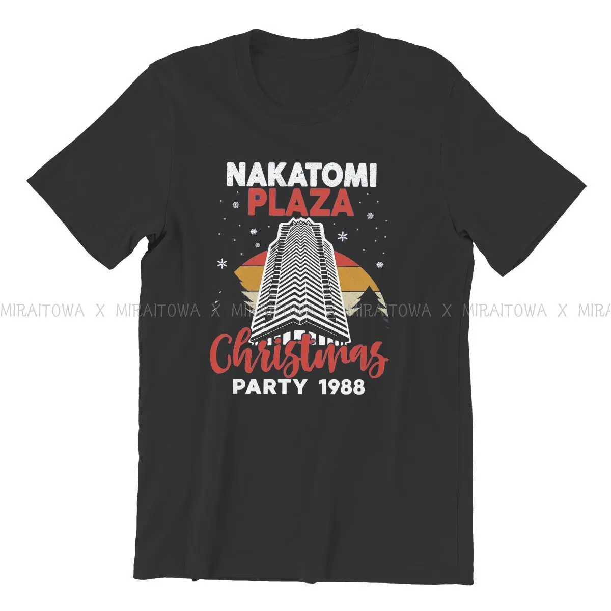 Die Hard Movie Christmas Party 1988 Bruce Willis Creative TShirt for Men NAKATOMI PLAZA Basic T Shirt Birthday Gifts Streetwear