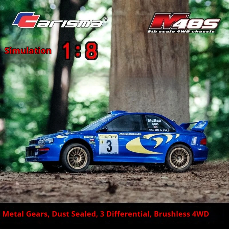 

Carisma 1:8 Профессиональный радиоуправляемый бесщеточный автомобиль с дистанционным управлением, полноприводный автомобиль, модель автомобиля, имитация живописи, гоночный раллийный автомобиль