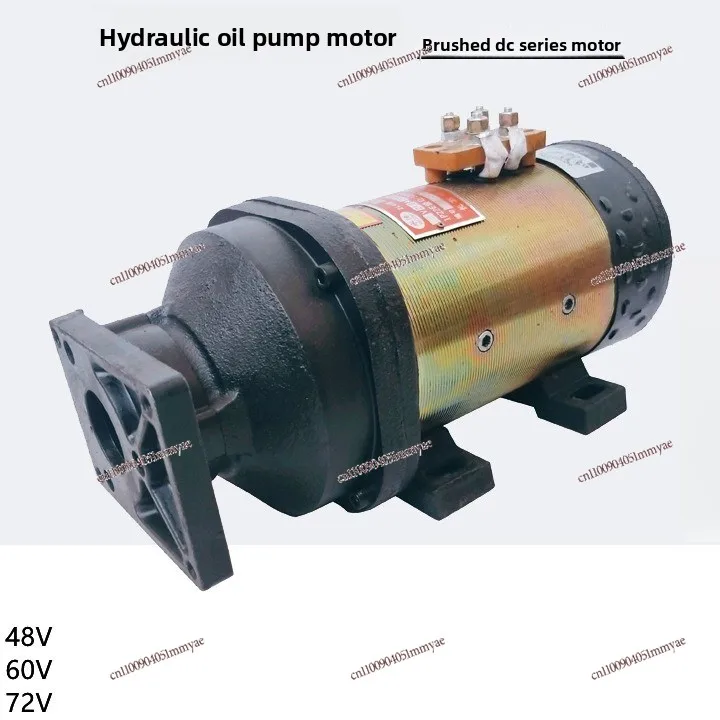 48V60V72V Electric Tricycle DC Series Excitation Motor Modified in-line Oil Pump Motor for Dump