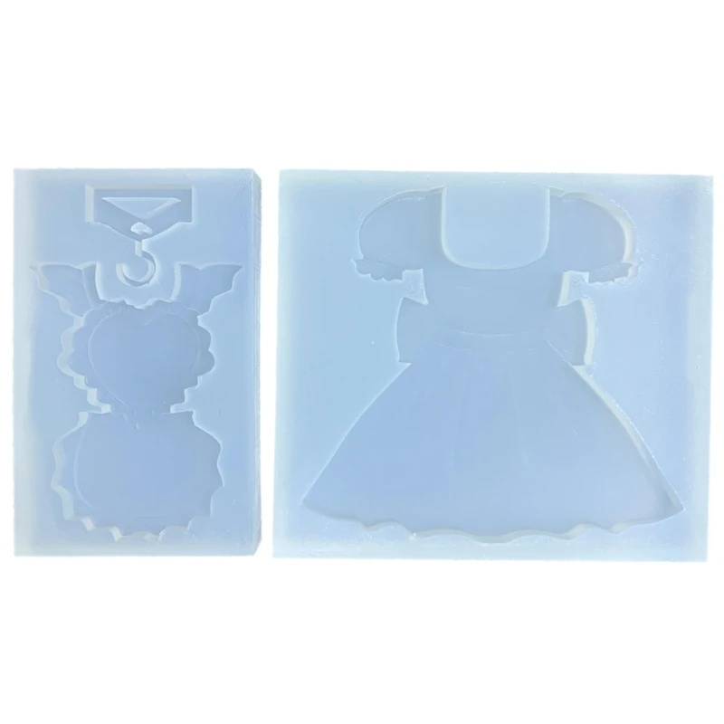 

MXME Easy to Clean Ornament Silicone Mold Unique Maid Accessory Crafting Silicone Mold Stylish Party Decors Making Moulds