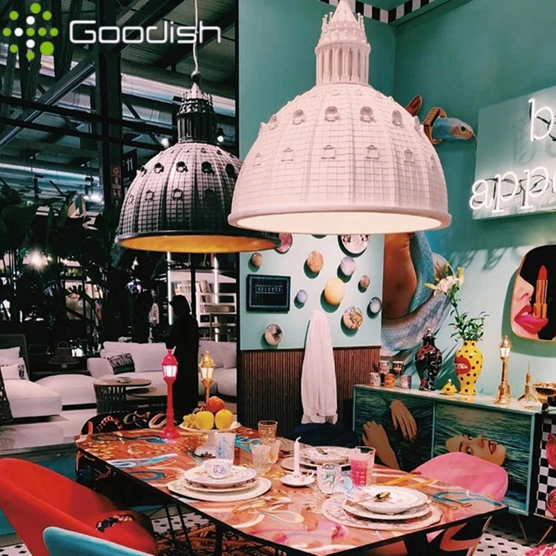 الحديثة الشمال سانت بولس الكنيسة قلادة أضواء القلعة مصباح لغرفة المعيشة الطعام أريكة الزاوية دراسة فاخرة ديكور المنزل الثريا #4