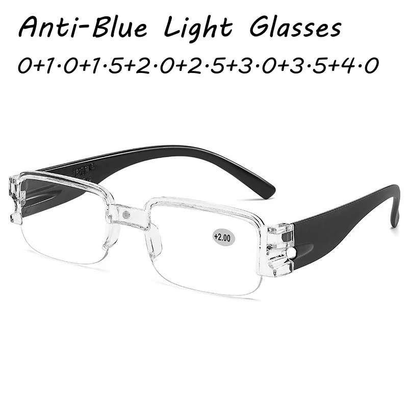 

Fashion Oversized Frame Presbyopic Eyeglasses Finished Optical Prescription Eyewear Anti-Blue Light Glasses Far Sight Eyeglasses