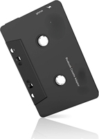 Car Audio Bluetooth Wireless Cassette Receiver, Tape Player Bluetooth 5.0 Cassette Aux Adapter, Black
