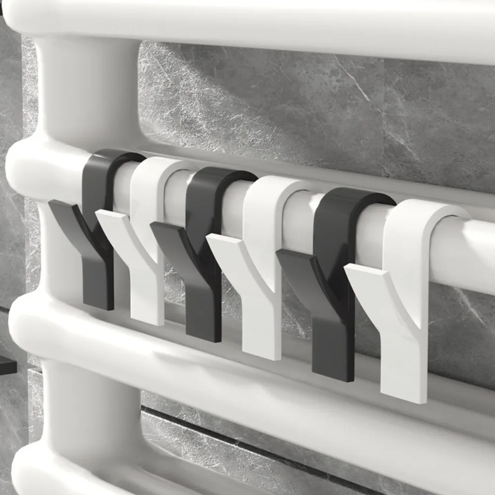1pc Kleiderbügel für Beheizte Handtuch Mehrzweck Heizkörper Haken Mantel Kleiderbügel Schal Rack Bad Haken