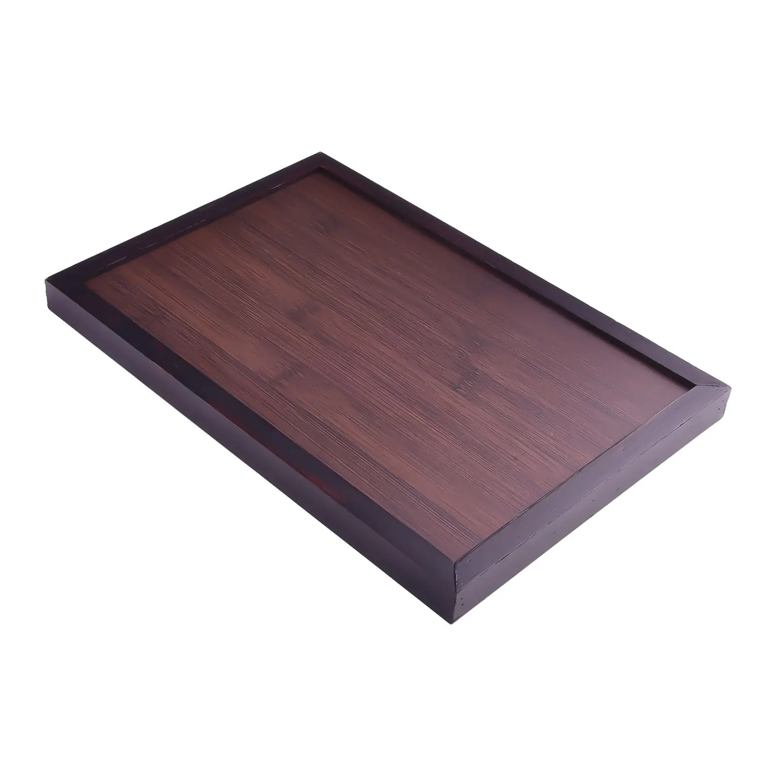 Rectangular Wooden Tea Tray Black Walnut Platter Tea Cup Trays Stand Tray Kitchen Hotel Dinner Plate Storage Tray Tableware