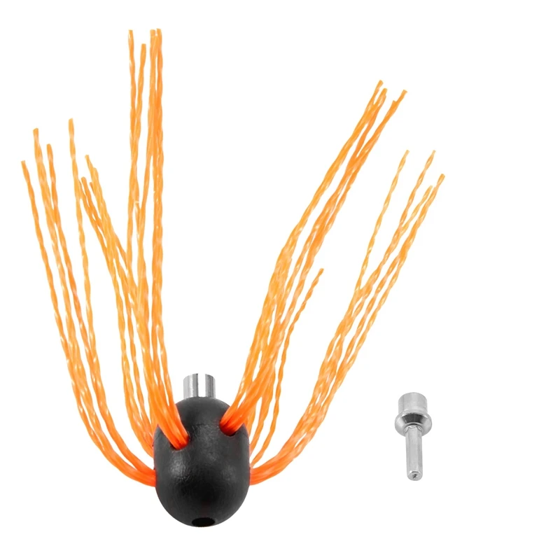 Chimney Power Sweeping Brush ทําความสะอาดเครื่องเป่าหม้อต้มปล่องไฟอุตสาหกรรมแบบยืดหยุ่นแบบหมุน