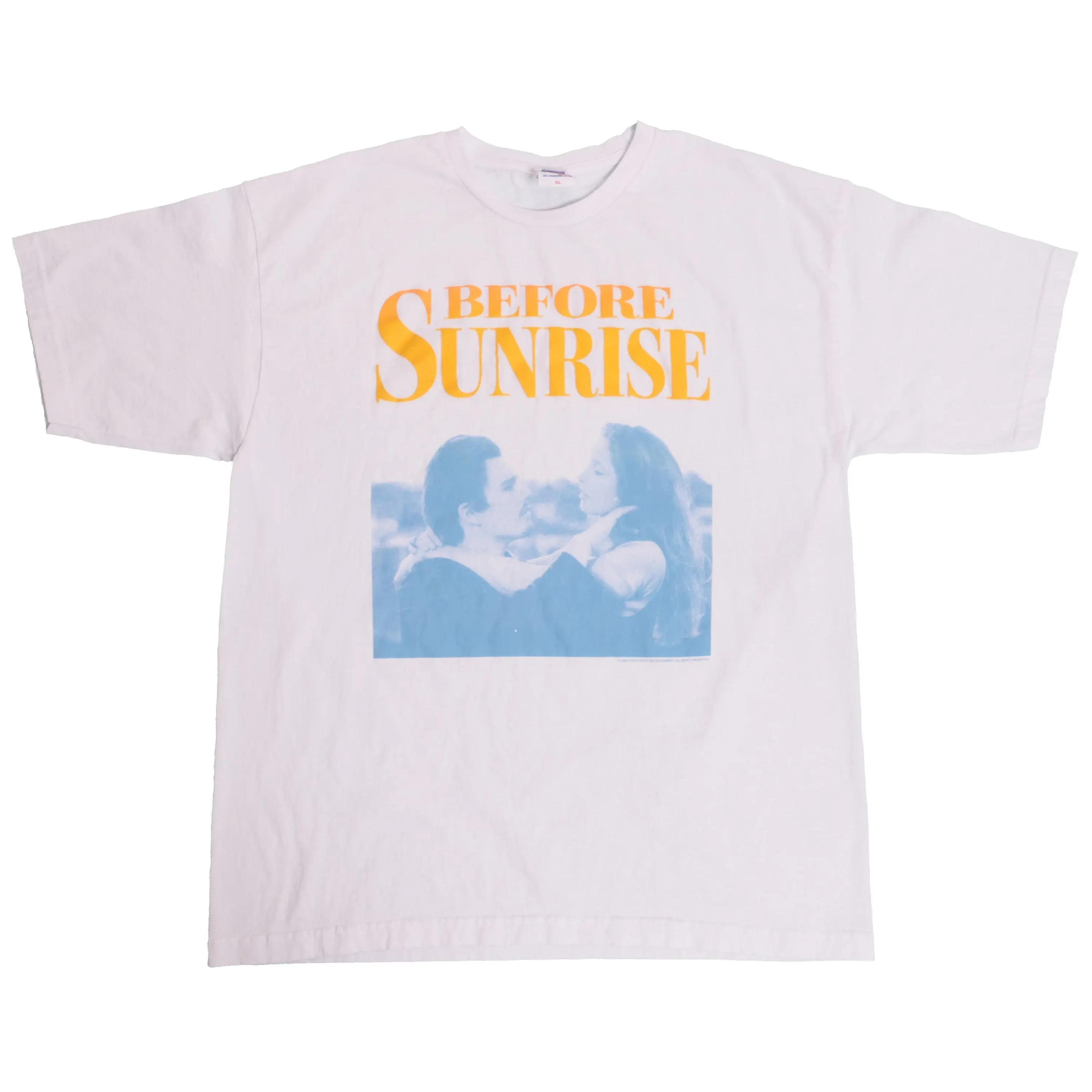 Before Sunrise Richard Linklater Movie T Shirt 1995 Romantic Drama Ethan Hawke Julie Delpy Vienna Austria Film Boxy