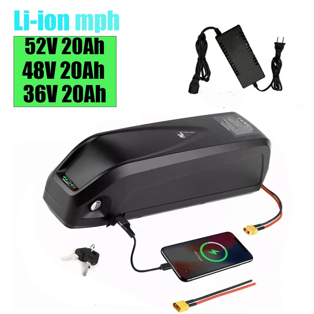 

New Batería Hailong 36V 48V 52V 20Ah para Motor Bafang BBS02 BBS03 BBSHD entrega de batería Hailong dentro de 10-25 días