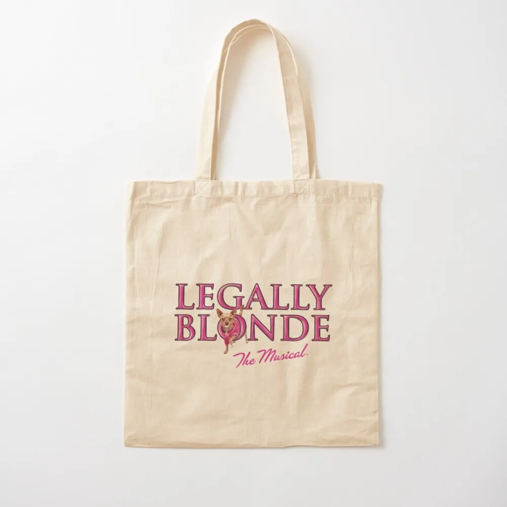 

legally blonde the musical sticker Tote Bag shopping bags foldable Women's handbag Fabric bag Canvas Tote Bag