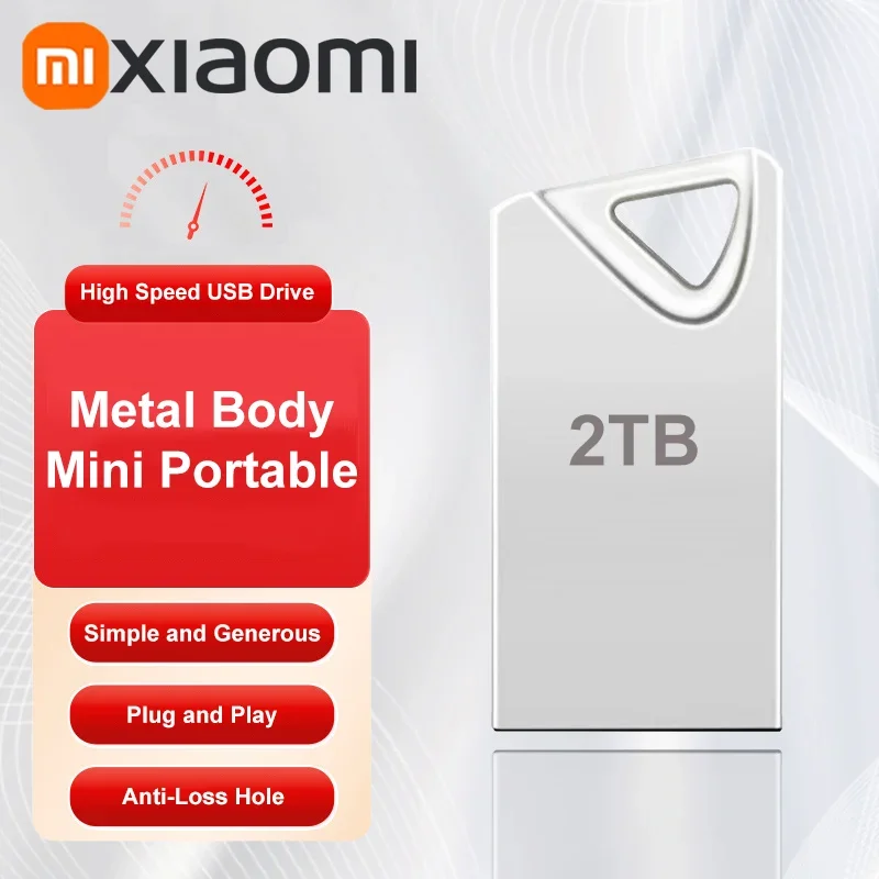 Xiaomi U-Disk USB 3.2 Type-C Interface Mobile Phone Computer Mutual Transmission Portable USB Memory 2TB 1TB 512GB 2025 NEWEST