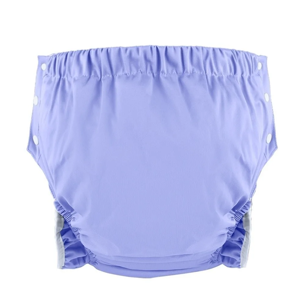 Cotton Adult Diaper Pants Leak-Proof Skin-Friendly Washable Diaper Breathable Soft Incontinence Underwear Bed Paralysis