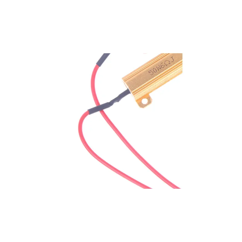 2 مجموعات سيارة LED Canbus فك 10/25/50 واط 6/8/25/39Ohm تحميل للسيارات بدوره إشارة فانوس لوحة ترخيص مصباح المقاومات المقاومة