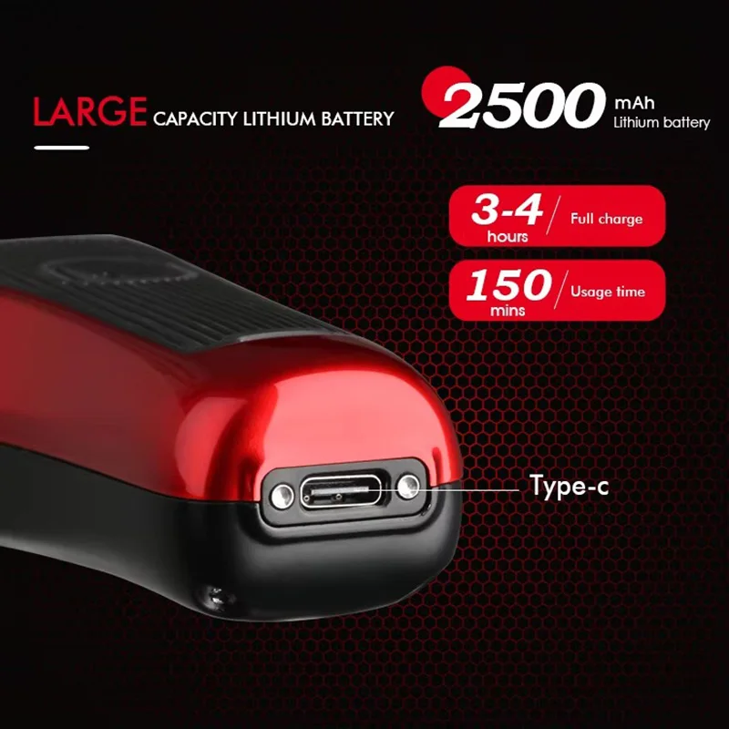 المهنية WMARK NG-X1 مقص الشعر المتقلب 10000 دورة في الدقيقة سرعات 5 تعديل رافعة الكهربائية DLC شفرة آلة قاعدة شحن الحلاق