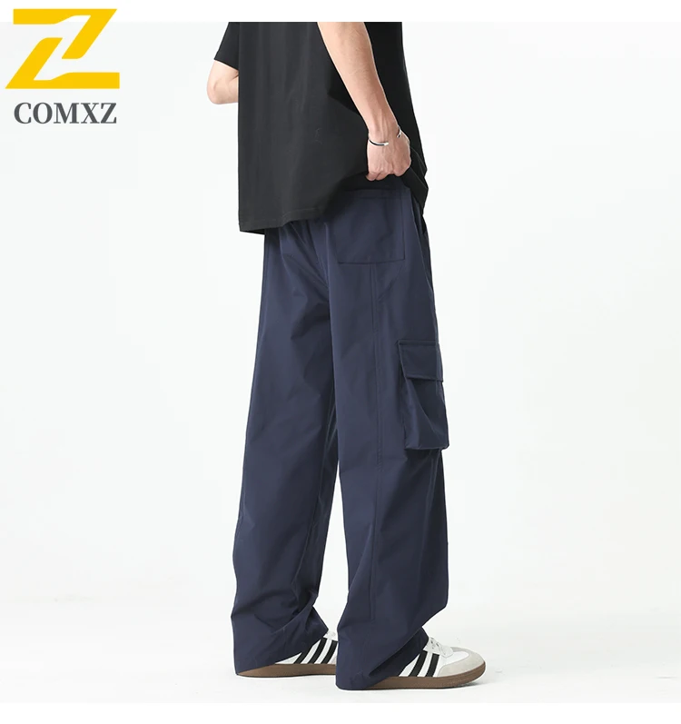 Men's Casual Pants Spring New Quick Drying Breathable Fashionable Versatile Functional Pants Street Straight Leg Pants Teenagers