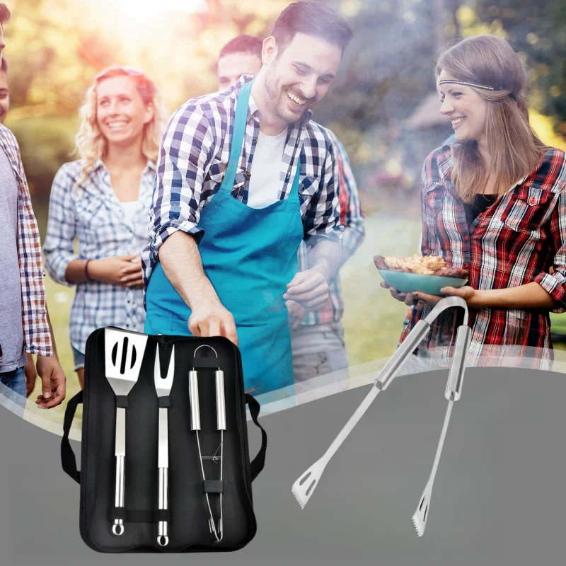 BBQ Tools Set Barbecue Utensil - огляд і ціна Camping Cooking Trangia