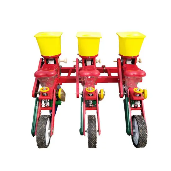 Cheap Tractor Mounted 3 Point Hitch Transplanters 3 Rows Planter Corn Seeder With Fertilizer