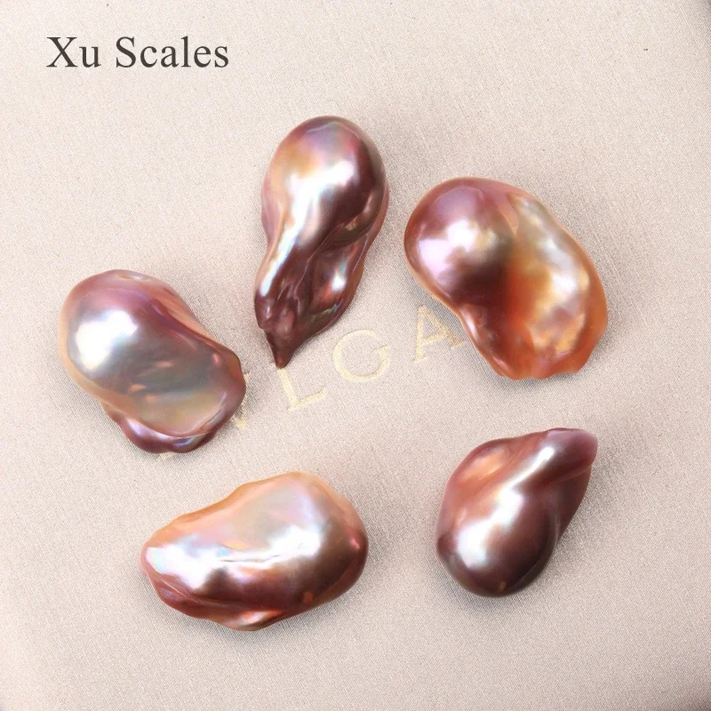 Natural Freshwater High Quality Colorful Big Baroque Irregular Pearl Special-shaped 16-26mm Can Be Punched DIY Jewelry for Women