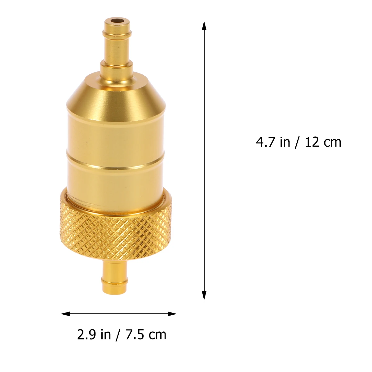 

Aluminum Alloy Motorcycle Oil Filter Gas Fuel Filter Auto Accessories Lightweight Durable Easy Install Universal For