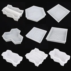 Diy Maker Plastic Mold Walkway Molds Maker Middle Of Hole Shape Garden Concrete