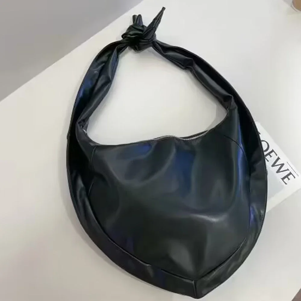 Borsa a tracolla da donna con tracolla a nodo di lusso borsa a tracolla morbida in pelle PU Hobos di alta qualità per borse Shopper da donna firmate