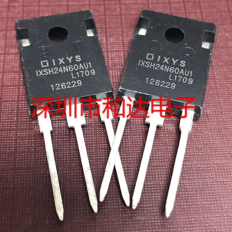 5pcs NEW IXSH24N60AU1  IGBT 600V 48A