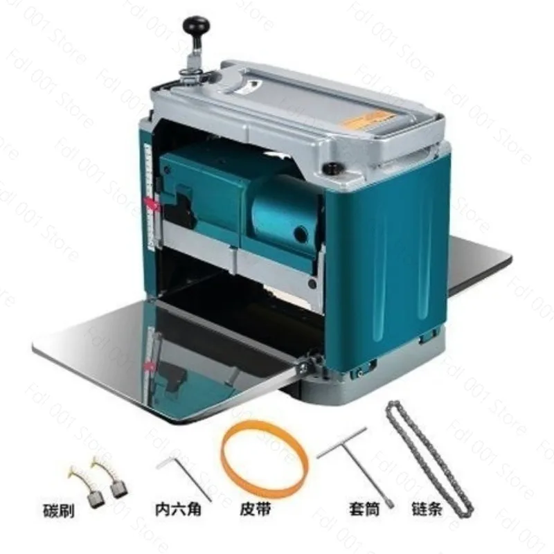Mini Benchtop Thickness Planer Single Side Power Planer Woodworking Tool
