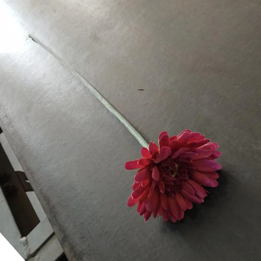 

10pcs Artificial Sunflower Silk Flowers Realistic Gerbera Daisy Decorative Floral Picks for Vase Home Office Wedding