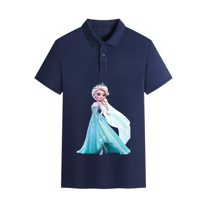 25 Summer New Casual Animation Character Printing Fashion POLO Shirt Personalized Design Outdoor Casual Breathable Top