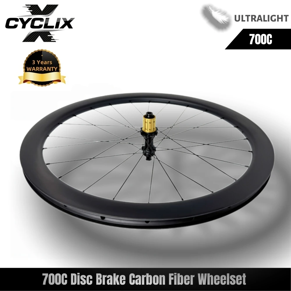 

Карбоновый дорожный дисковый тормоз 700C, комплект колес из углеродного волокна, 36T, конструкция с храповым механизмом, качественная ступица, комплект колес для шоссейных гонок
