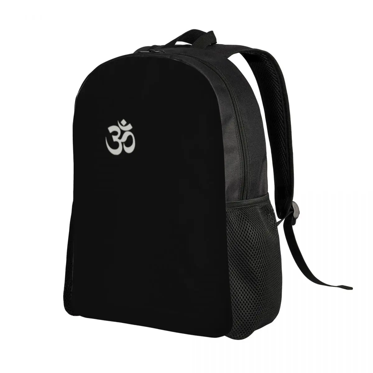 Custom Om Symbol Backpacks Men Women Basic Bookbag for College School Yoga Spiritual Meditation Buddhism Aum Bags