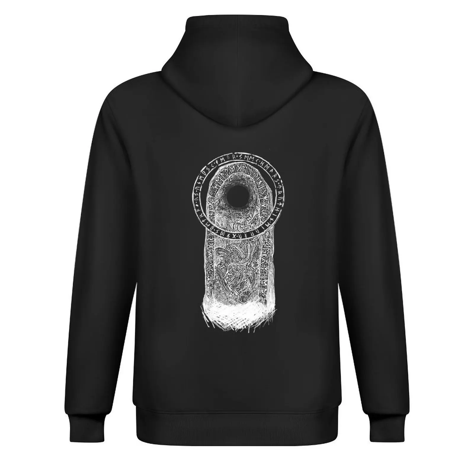 قصة Druth's - Hellblade WHITE هوديي ملابس رجالية ملابس رجالية ملابس خريف كورية معطف رجالي بقلنسوة للخريف