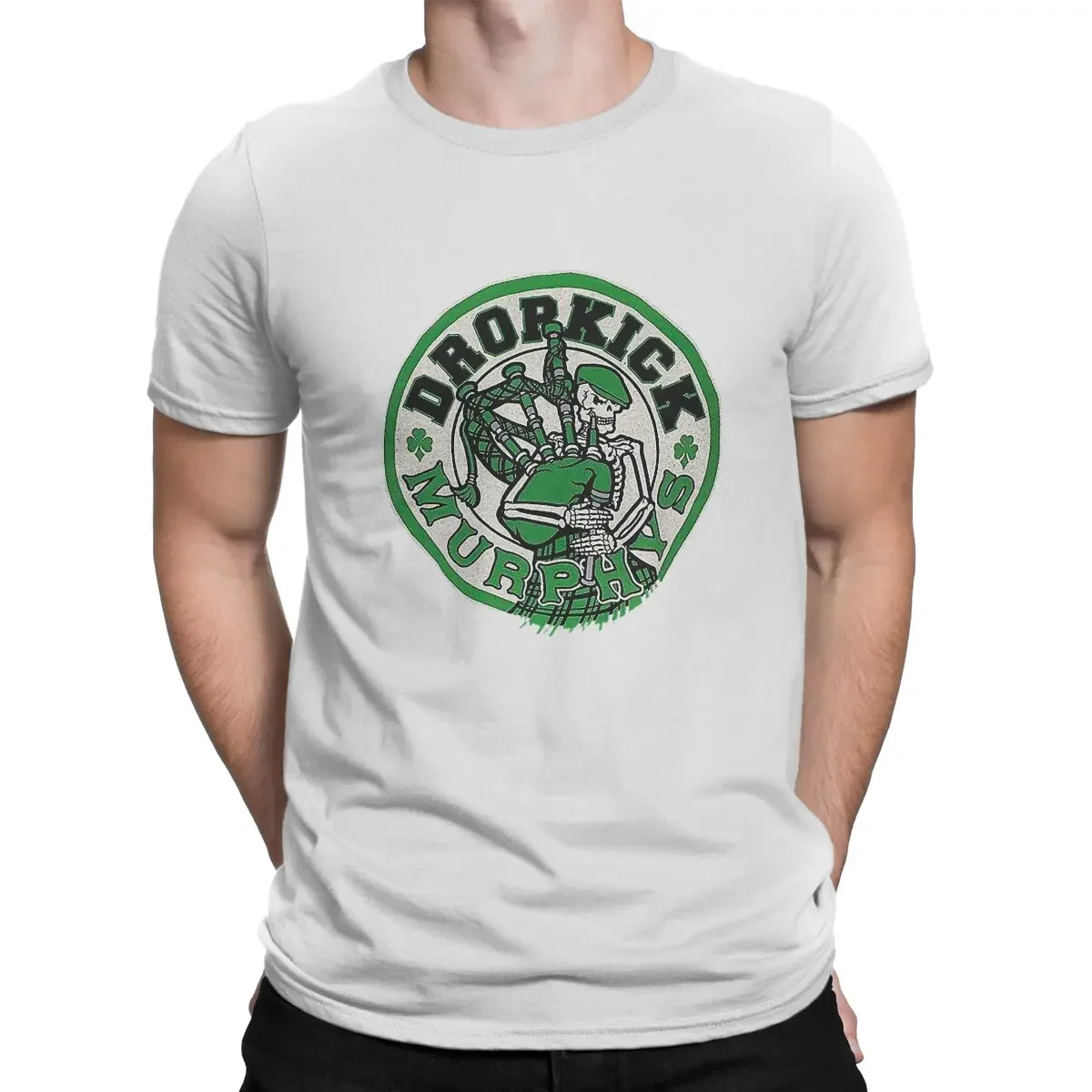 Dropkick Murphys Newest TShirt for Men Band Rock Round Neck Pure Cotton T Shirt Distinctive Gift Clothes OutdoorWear