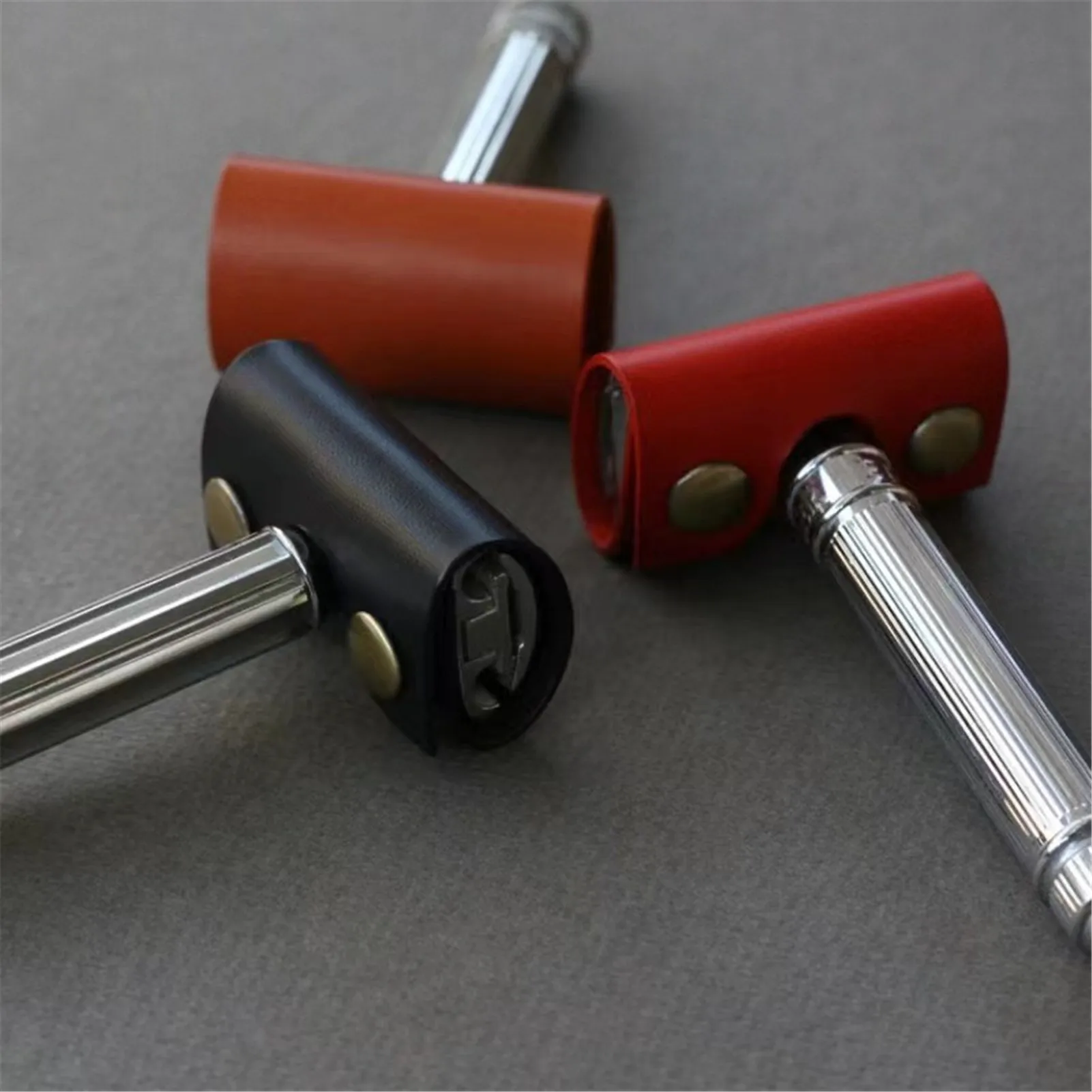 

Leather Razor Protective Cover Razor Blade Head Guard Manual Double Edge Safety Razor Portable Cutter Head Protective Cover