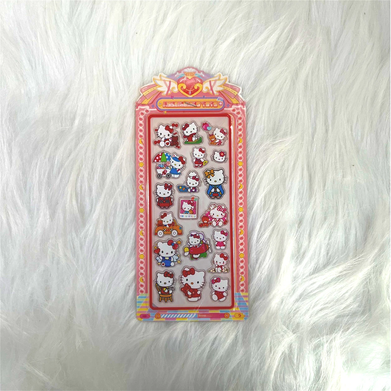 Nowe, modne naklejki 3D Sanrio: Hello Kitty i My Melody, naklejki do dekoracji dziennika i artykułów papierniczych dla dzieci, prezent.