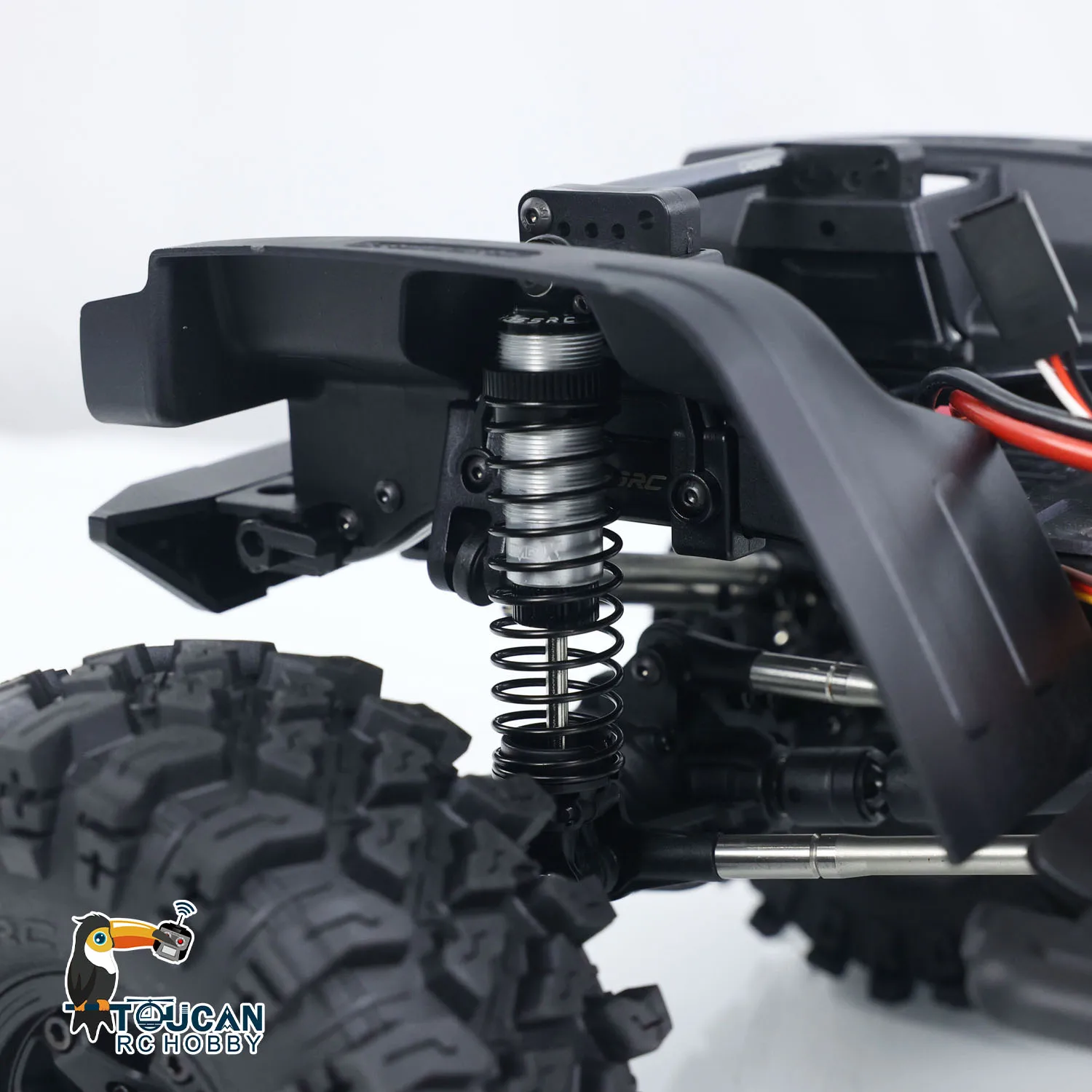 4WD CROSSRC EMO X RC 1/8 samochodów wspinaczkowy gąsienicowy Model 4X4 zdalnie sterowany dwubiegowy pojazd terenowy z System oświetlenia zabawka z