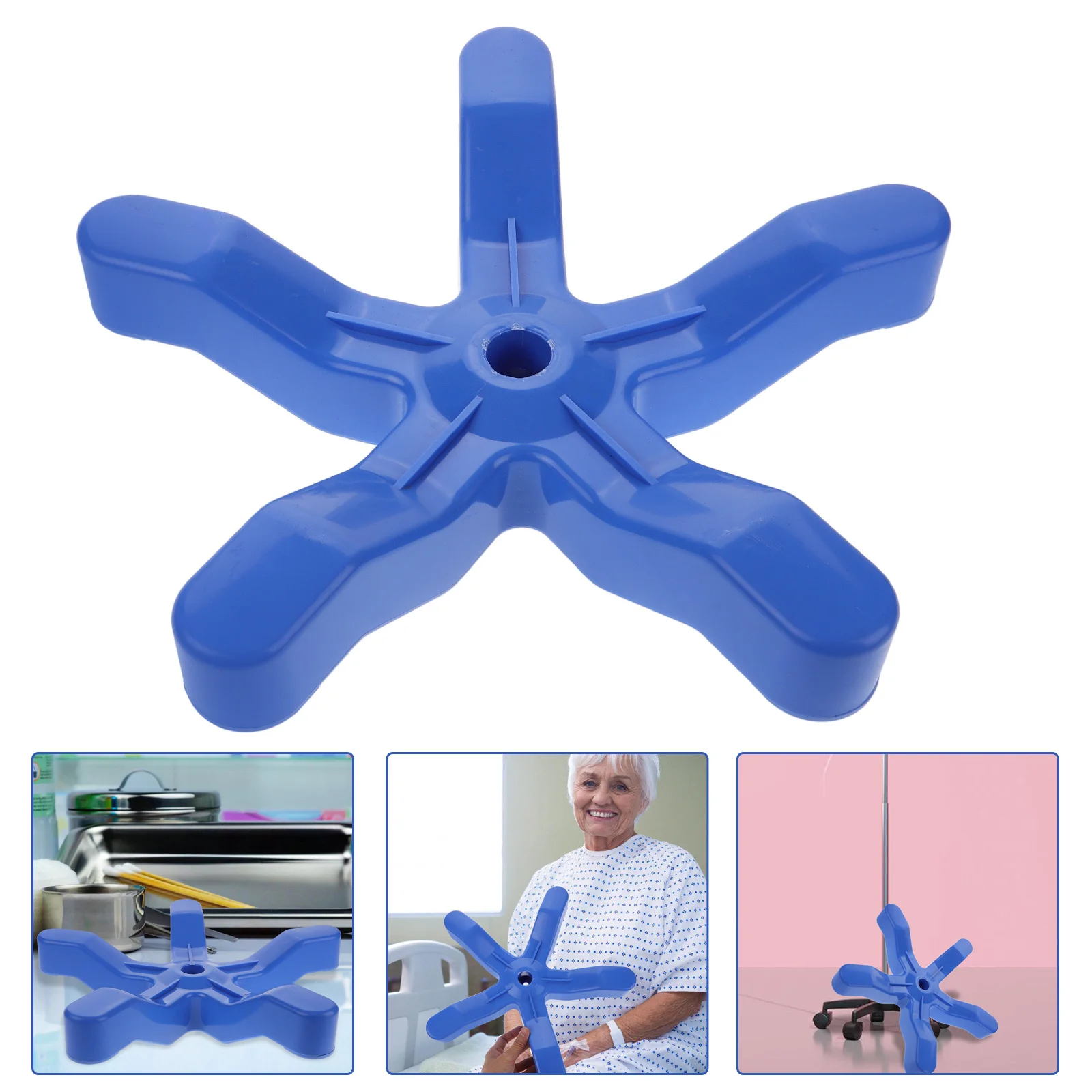 

Iv Pole Base Sturdy ABS Material Infusion Stand Support Supply Iv Pole Wheel Cover Bottom Cap Clinic Supply