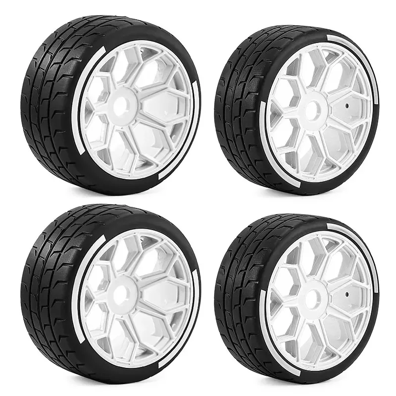 Arrma Felony Infraction Limitless Tires and Wheels 1/7 Scale 17mm Hex - Replacement for Arrma 6S 3S On-Road RC Car, 100mm Diamet