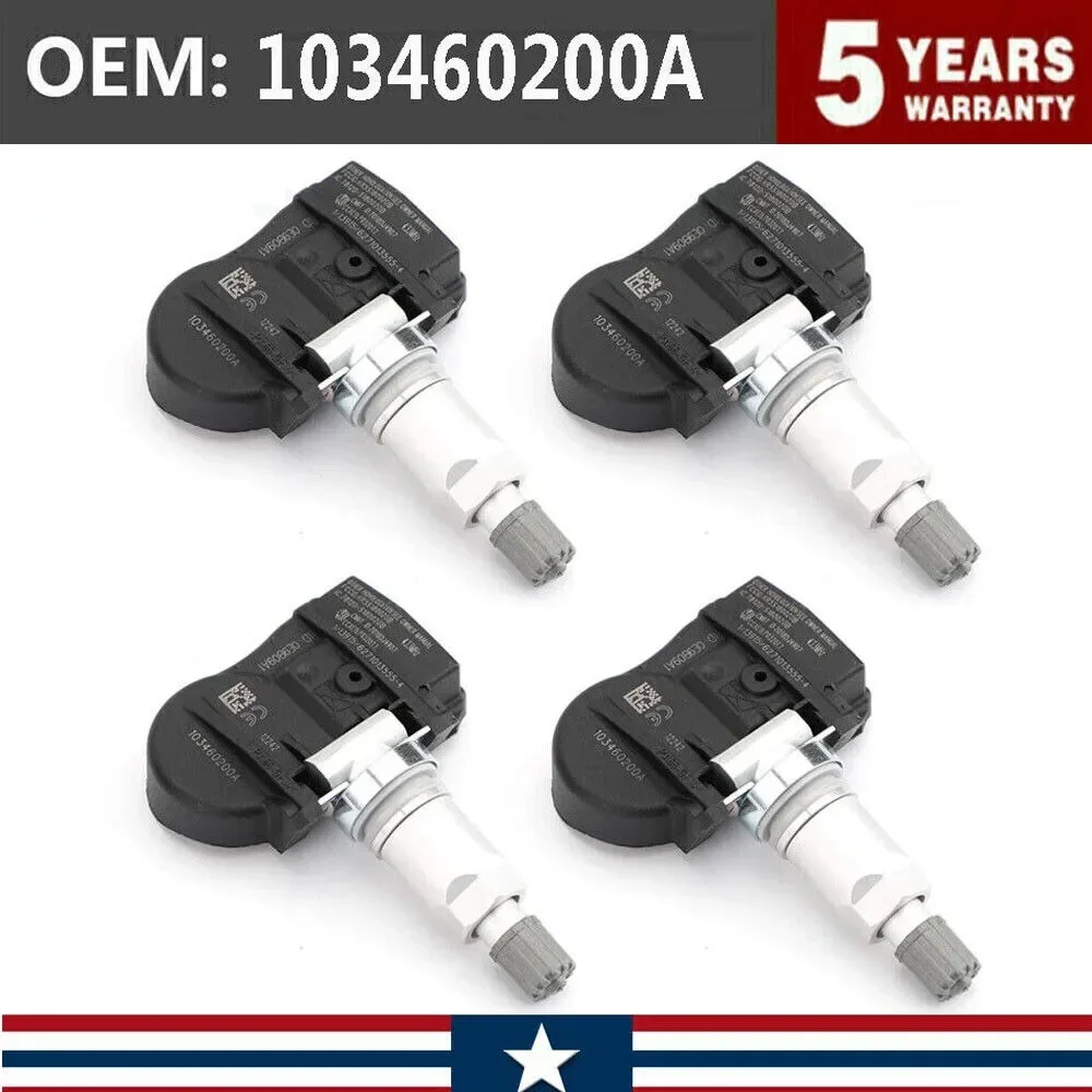 

4pcs OEM 103460200A Tire Pressure Monitor Sensors TPMS For Tesla Model 3 S X