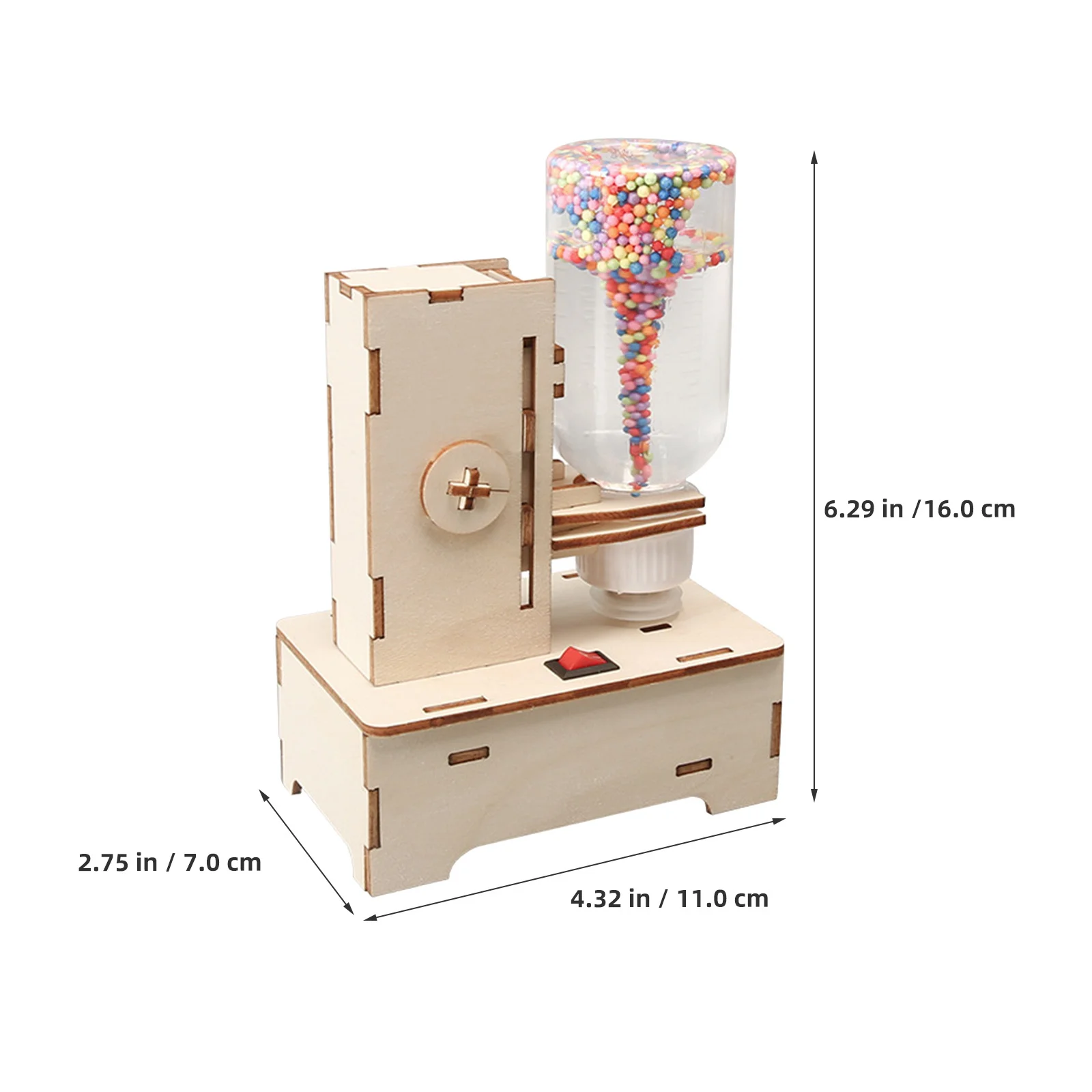 2 stks Tornado Experiment Kit Stem Educatief Handleiding Tornado Weer Wetenschap Leren Interactieve Wetenschap Kit