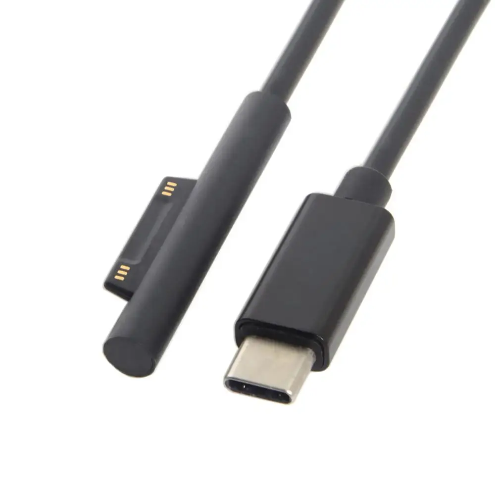 USB 3.1 Type C DC 12-15V USB-C To Surface Pro 3 Pro 4 Pro 5 Pro 6 Magnetic Magsaf*Laptop For Macbook Charge Cable 1.8m