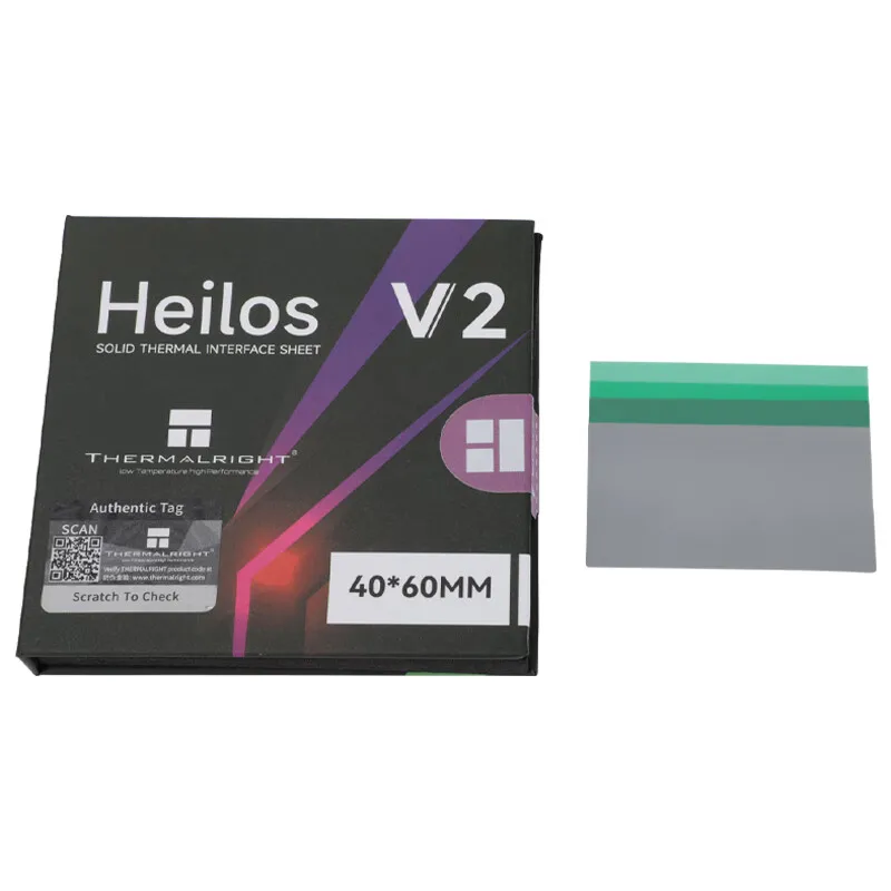 Thermalright Heilos V2 Solid State Thermally Interface Sheet (8,5 W/m.k/grubość 0,25 MM) Arkusz przewodzący ciepło z zmianą fazy — zdjęcie produktu 5