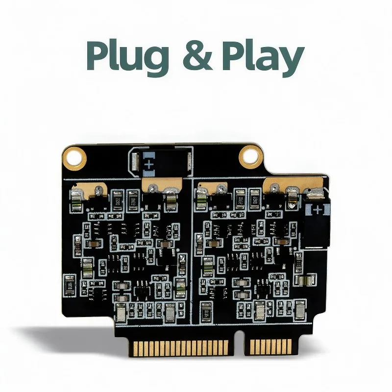 Full Balanced Discrete Op-Amp Board Headphone Amplifier Module HiFi Audio Upgrade Card for DIY