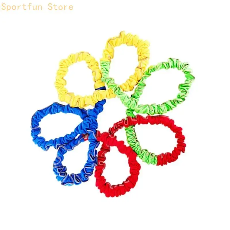 X7JD協同組合の伸縮性バンド涙抵抗性エクササイズバンド遊び場機器